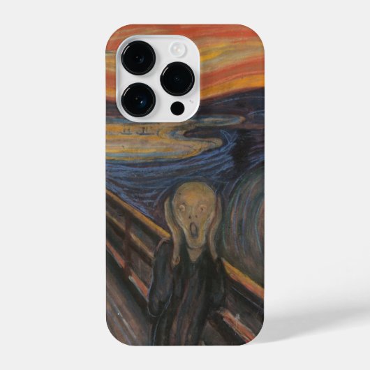 De vertoning van Munch iPhone Hoesje (Achterkant)