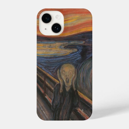 De vertoning van Munch iPhone Hoesje (Achterkant)