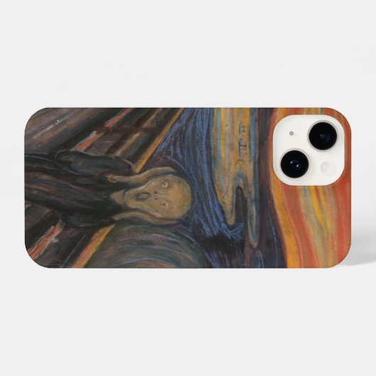 De vertoning van Munch iPhone Hoesje (Achterkant horizontaal)