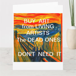 De vertoning van Munch, Parody Kaart