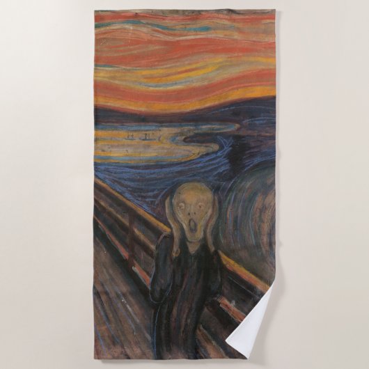 De vertoning van Munch Strandlaken (Voorkant)