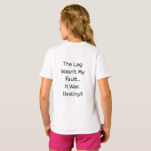 De vertraging was niet mijn schuld... het was het t-shirt (Achterkant volledig)