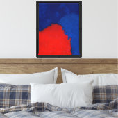 De Vervaagd In Weefsel Canvas Afdruk (Insitu (Slaapkamer))