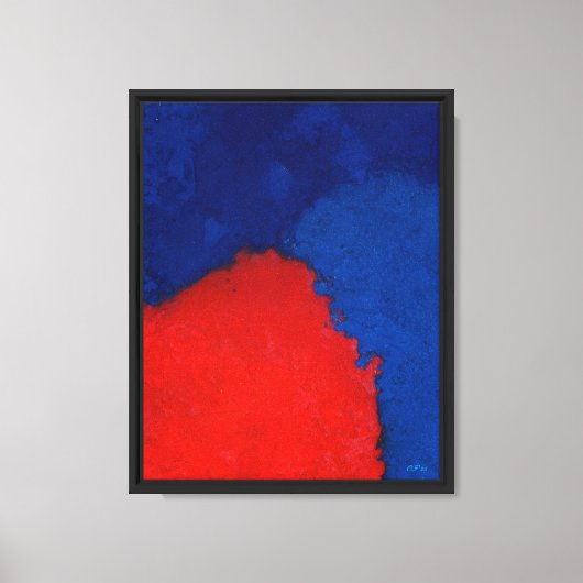 De Vervaagd In Weefsel Canvas Afdruk (Voorkant)