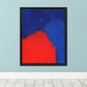 De Vervaagd In Weefsel Canvas Afdruk (Insitu (Houten vloer))