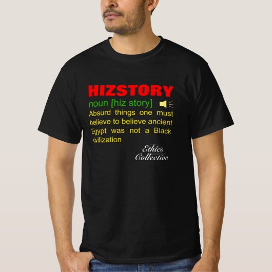 De vervalsing van de Afrikaanse geschiedenis T-shirt
