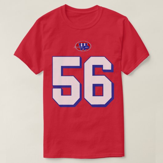 De Vervangingen Bateman Jersey FrontBack Print T-shirt (Design voorkant)