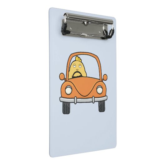 De verveelde bestuurder mini klembord (Schuin)