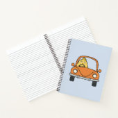 De verveelde bestuurder notitieboek (Binnen)