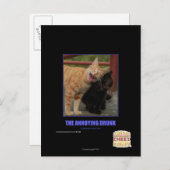 De vervelende Drink Briefkaart (Voorkant / Achterkant)