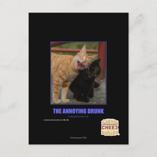 De vervelende Drink Briefkaart (Voorkant)