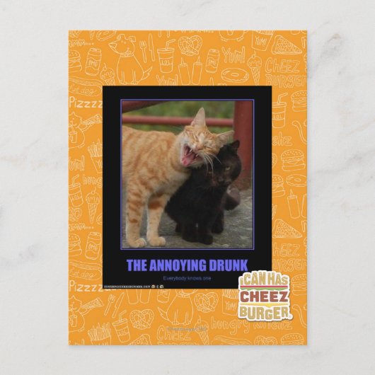 De vervelende Drink Briefkaart (Voorkant)