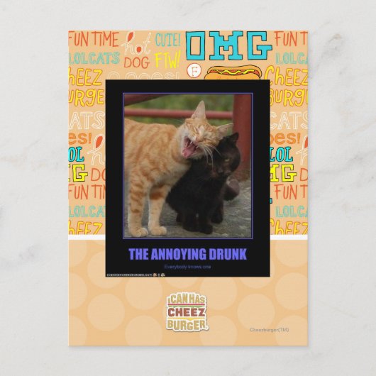 De vervelende Drink Briefkaart (Voorkant)