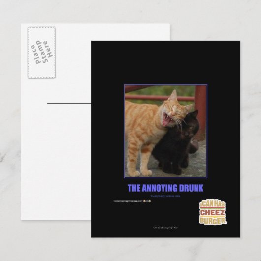 De vervelende Drink Briefkaart (Voorkant / Achterkant)