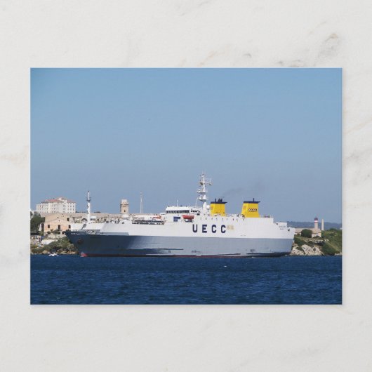 De Vervoerder Montlhery van het Voertuig van ro/ro Briefkaart (Voorkant)