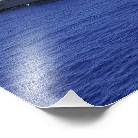 De vervoerder van het vliegtuig USS Abraham Lincol Foto Afdruk (Hoek)