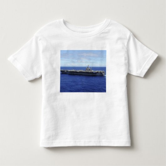 De vervoerder van het vliegtuig USS Abraham Lincol Kinder Shirts (Voorkant)