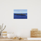 De vervoerder van het vliegtuig USS Abraham Lincol Poster (Keuken)