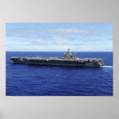 De vervoerder van het vliegtuig USS Abraham Lincol Poster (Voorkant)