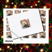 De verwachting met de Heilige Jozef Vierkante Sticker