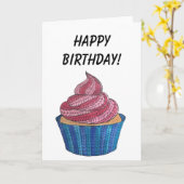 De verwarde Spatie van de Kaart van de Verjaardag (Gele Bloem)