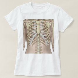 De verwarde Vrouwelijke Anatomie van het Skelet T-shirt