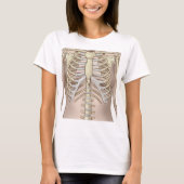 De verwarde Vrouwelijke Anatomie van het Skelet T-shirt (Voorkant)