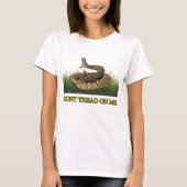 De verwarde Witte Vrouw van de Vlag van Express® T-shirt (Voorkant)