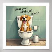 De verwende hond poster (Voorkant)