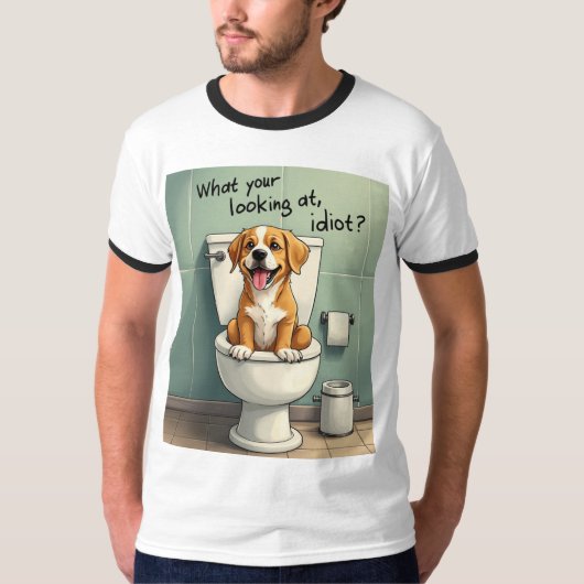 De verwende hond t-shirt (Voorkant)