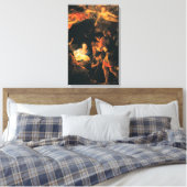 De verwerking van de schapenhouderijen canvas afdruk (Insitu (Slaapkamer))