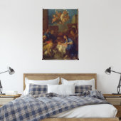 De verwerking van de schapenhouderijen canvas afdruk (Insitu (Slaapkamer))