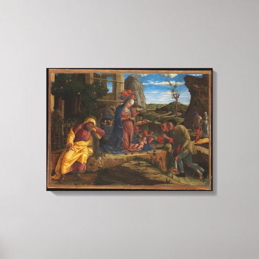 De verwerking van de schapenhouderijen canvas afdruk (Voorkant)