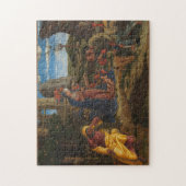 De verwerking van de schapenhouderijen legpuzzel (Verticaal)