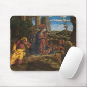 De verwerking van de schapenhouderijen muismat (Met muis)