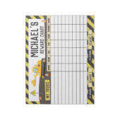 De Verwervende Grafiek van de bouw Persoonlijke de Notitieblok (Linkerzijde)