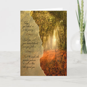 De verwezenlijking feliciteert de weg van de reis kaart