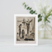 De verwezenlijking van de Sangreal van Le Morte d' Briefkaart (Staand voorkant)