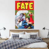 De verwezenlijking van het lot in de spiegel  stri canvas afdruk (Insitu (Slaapkamer))