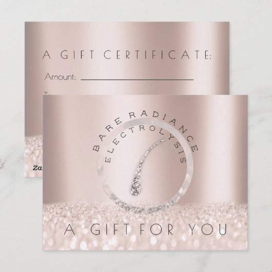 De Verwijdering Gray2 van het Haar van de Briefkaart (Voorkant / Achterkant)