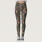 De Verwilderde Vigil - Gotische Victoriaans Leggings (Voorkant)