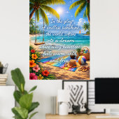 De Verzachte Wereld Poster (Thuiskantoor)