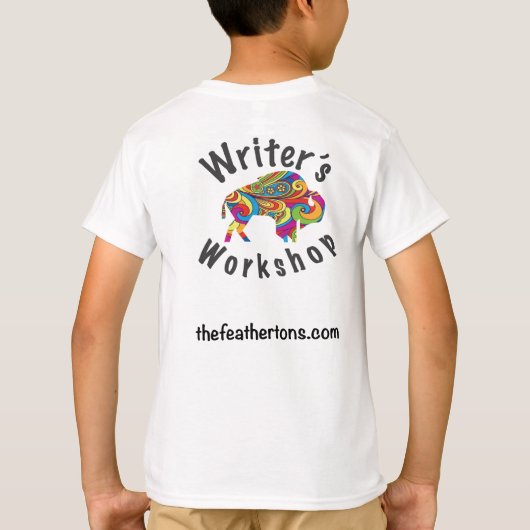 De verzadigingsgebieden t-shirt (Achterkant)