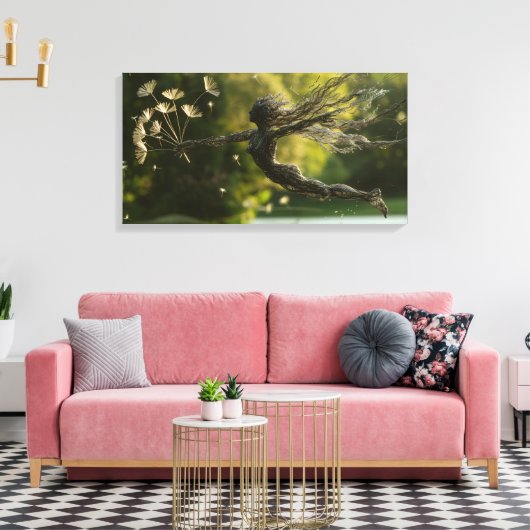 De verzamelaar canvas afdruk (Insitu (Woonkamer))