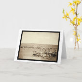 De Verzameling van de cowboy bij Schoonheid Fouche Kaart (Gele Bloem)