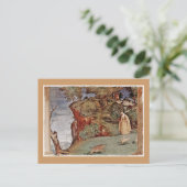 De verzegeling van de Sint Brigid van Kildare Briefkaart (Staand voorkant)