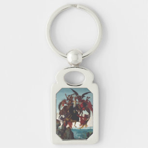 De verzoeking van Sint-Antonius door Michelangelo Sleutelhanger
