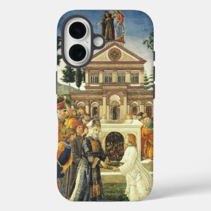 De verzoekingen van Christus door Sandro Botticell iPhone 16 Hoesje