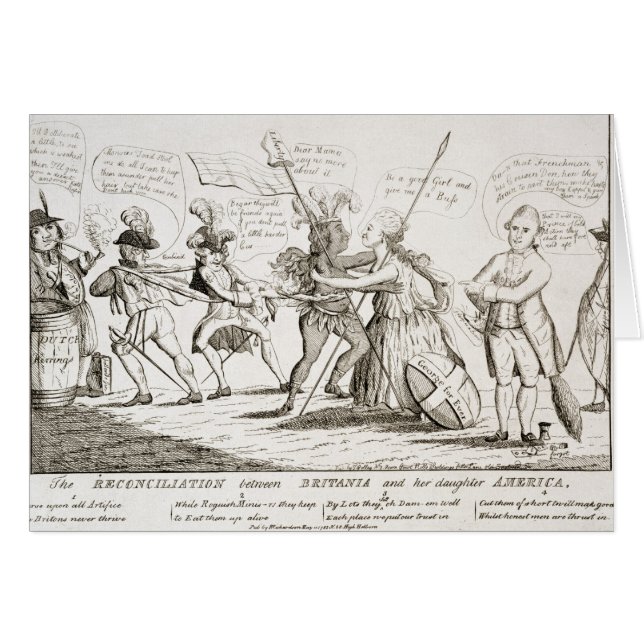 De verzoening tussen Britannia en Amerika (Voorkant Horizontaal)