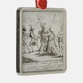 De verzoening tussen Britannia en Amerika Metalen Ornament (Rechts)